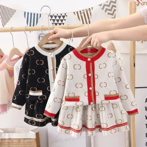 Children's Sweaters Knit Cardigan Top