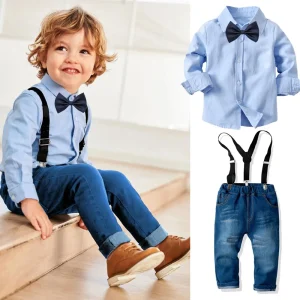 Spring Autumn Gentleman Outfit 1 2 3 4 5 6 7Years
