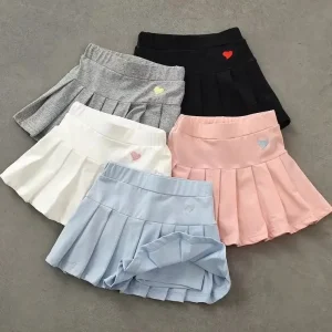 Girls' New All-Match Pleated Uniform Skirts